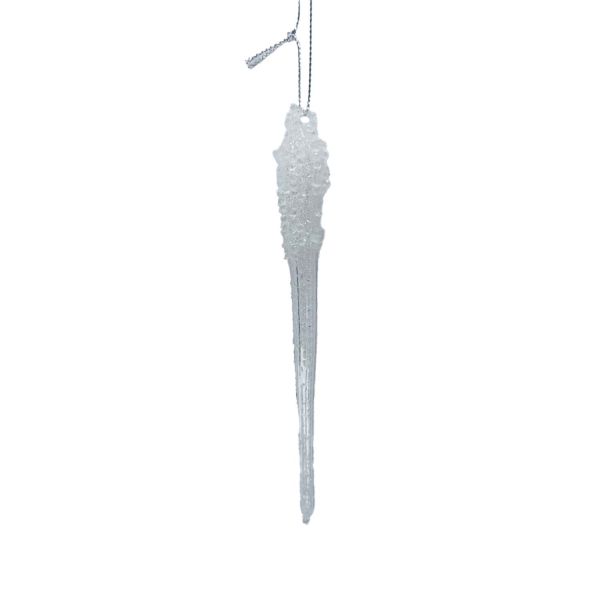 Jõuluehe JOY ICICLE 16cm, klaas