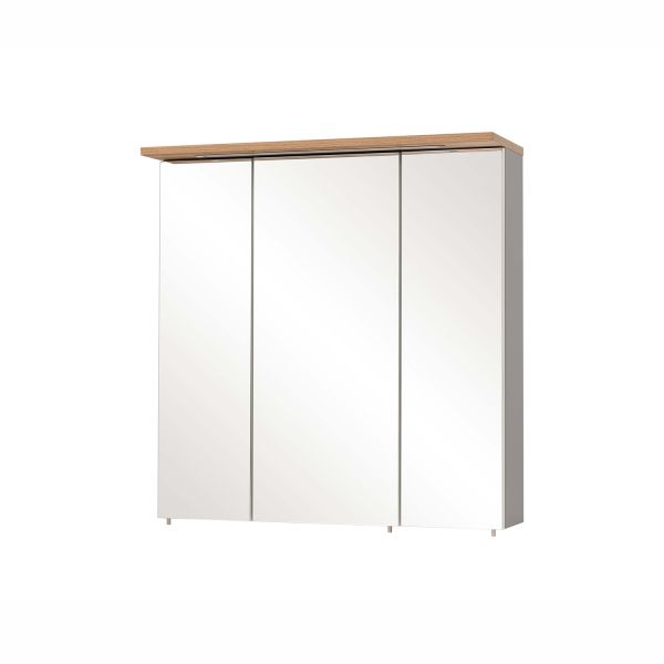 Зеркальный шкаф JELDA 71x16xH72см, дуб
