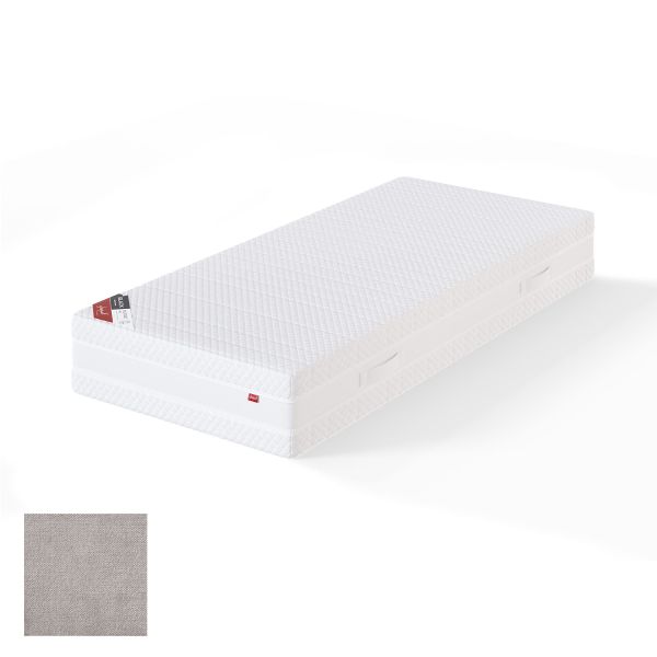 Vedrumadrats BLACK MULTIPOCKET CLIFF 80x200cm, pehme, helehall