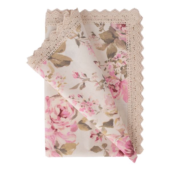 Linik HOLLY 75x75cm, maalitud roosid