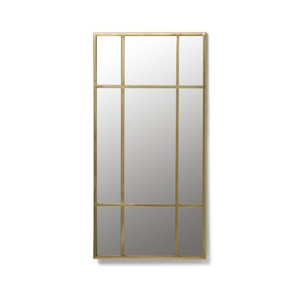 Mirror STELLA 40x80cm, brass