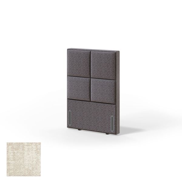 Headboard RED/BLACK KRONANG AVOLA 80cm, beige