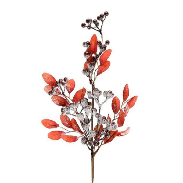 Branch WINTERIA 67cm with berries