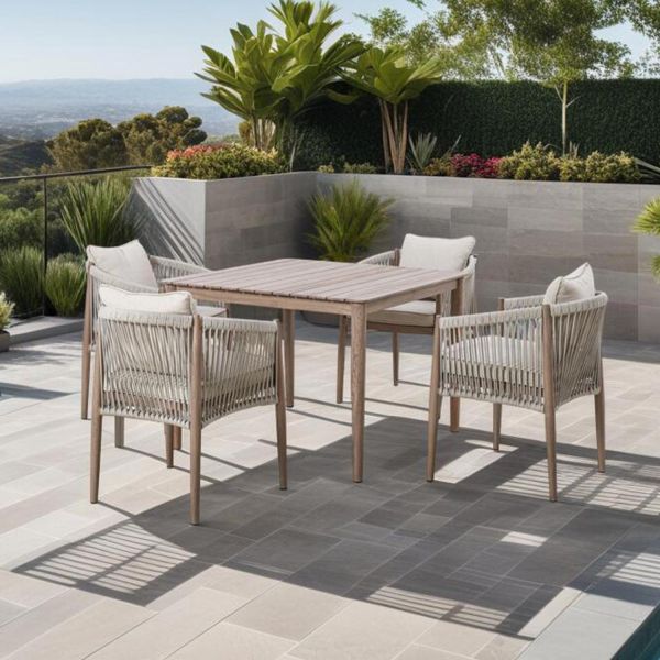 Laud MEDINA 100x100xH75cm, beež