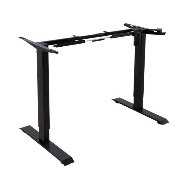 Table leg ERGO with 1 motor, black