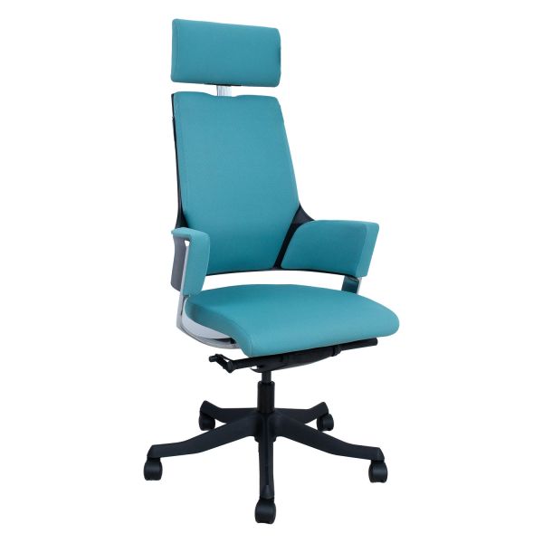 Task chair DELPHI teal blue