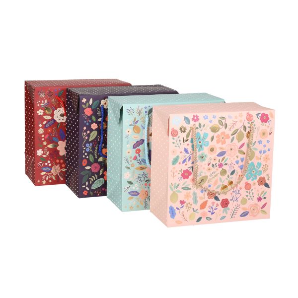 Kinkekott/karp BOXY S, 15x15x8cm, mix