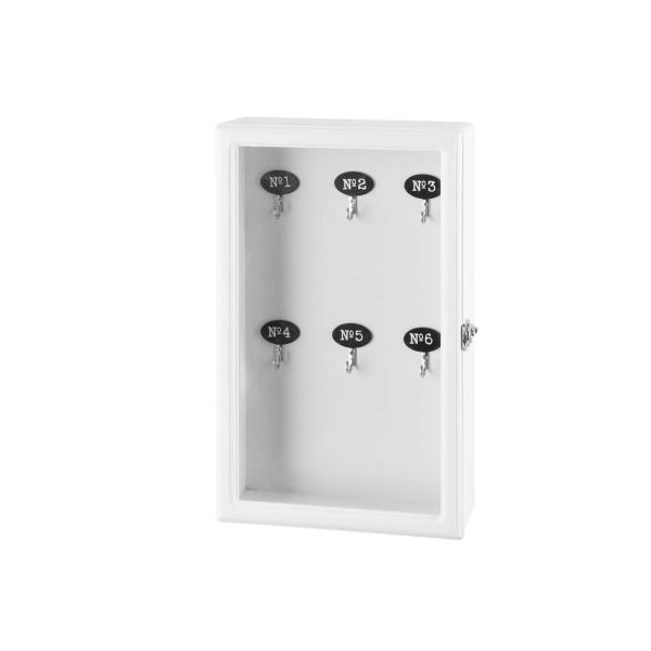 Key cabinet, white