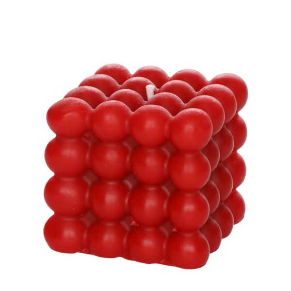 Küünal CUBE 8cm punane