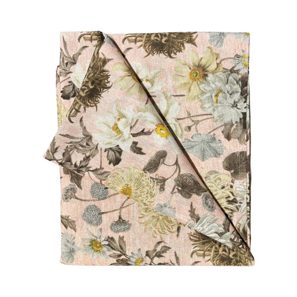 Скатерть LONETA NEW 136x220 см, розовая хризантема