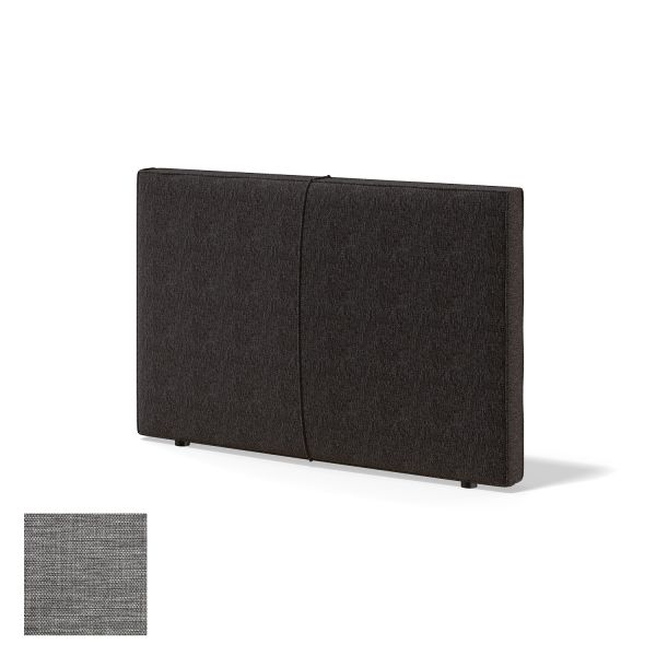 Headboard RED/BLACK PILLOW MANGO 140cm, light grey