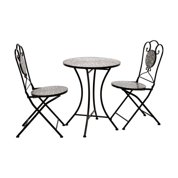 Rõdukomplekt MIRT laud ja 2 tooli, roheline