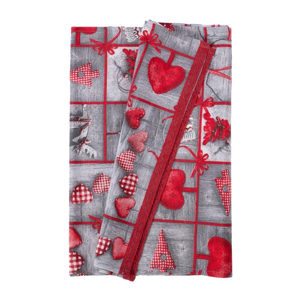 Linik WINTER FLOWERS 43x116cm, südamed