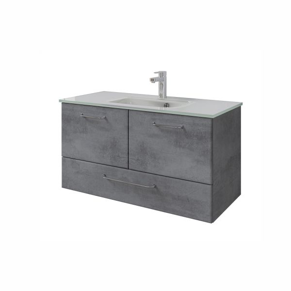 Valamukapp klaasvalamuga 945, 96x44xH51cm, tumehall