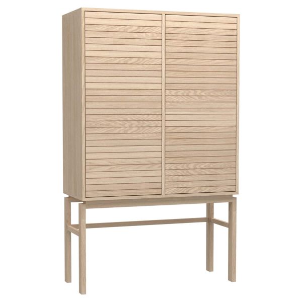 Шкаф-витрина LINLEY 90,8x40xH150см, бежевый