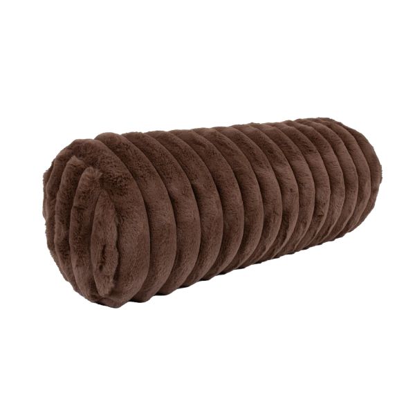 Pillow roll FJORD D18x50cm, brown