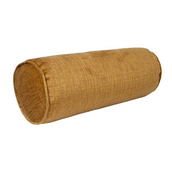 Pillow roll VOSS D18x50cm, ocher