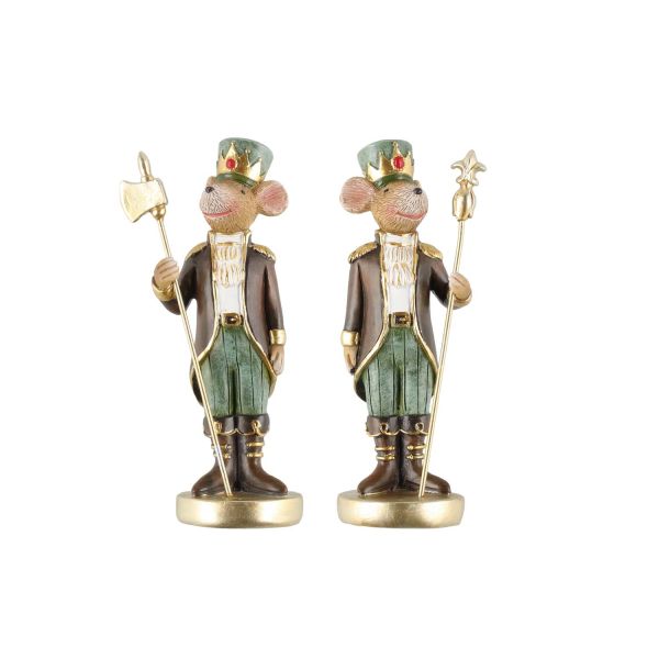 Winteria Decoration Nutcracker Mouse 17,5 cm assortment