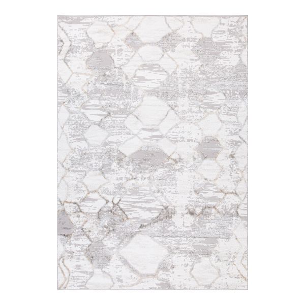 Carpet SALAMANCA-3, 200x285cm, silver/white