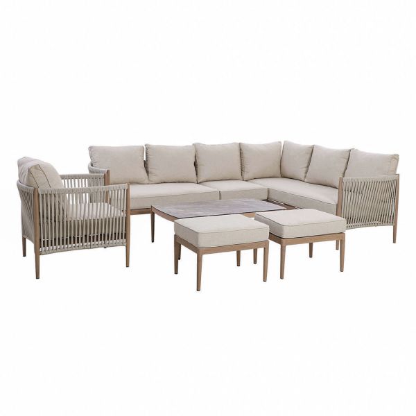 Garden furniture set MEDINA 5-parts, beige