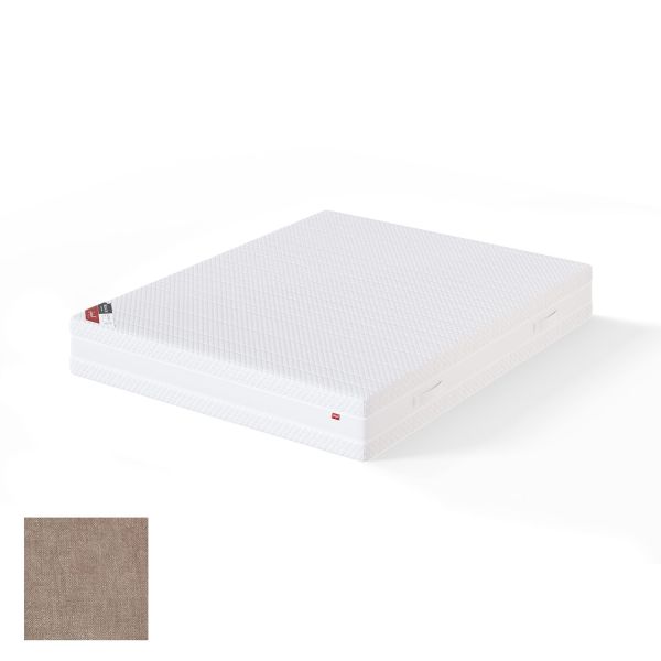 Spring mattress BLACK MULTIPOCKET CLIFF 140x200cm, soft, beige
