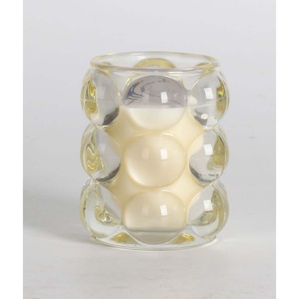 Scented candle in glass NATURE GREEN H9,2cm, Fresh Aromatic
