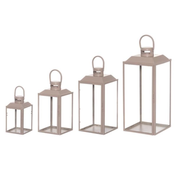 Lantern AAMU 19x20x49cm, beige