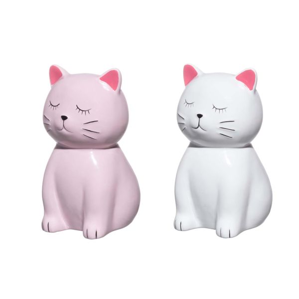 4Living Money bank Cat 16 cm assortment