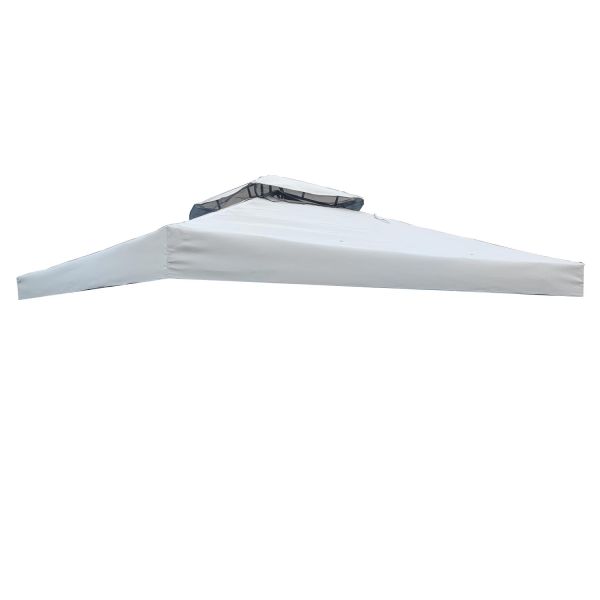 Roof cover for gazebo TULIP 3x3m, grey
