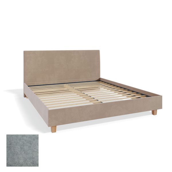 Bed RED MODULAR HARRISSON 160x200cm, light green