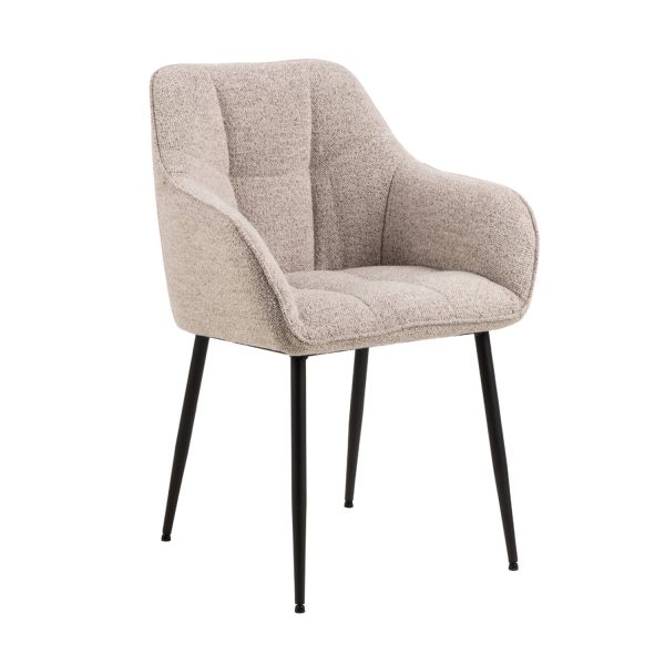 Tool BRENDA käetugedega,  beež