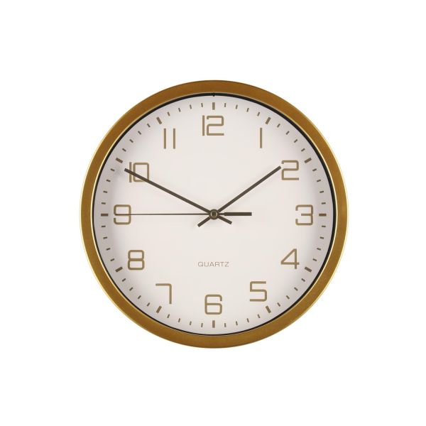 4Living Wall clock Bologna gold 25 cm