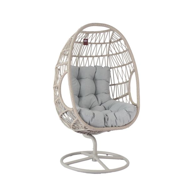 Puhketool CASSIA pöörlev 84x84xH151cm, beež