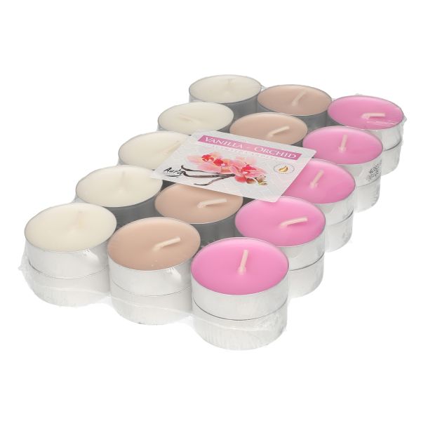 Teeküünlad vanill-orhidee, 30tk