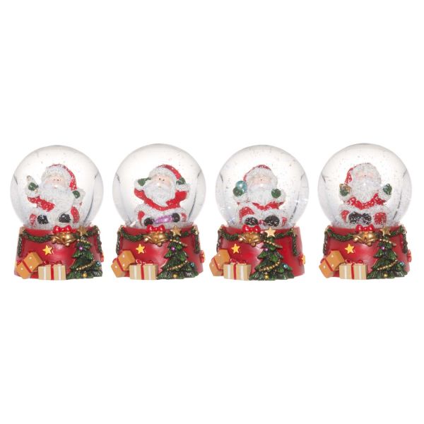 Lumekuul SANTA CLAUS H4.5cm, mix