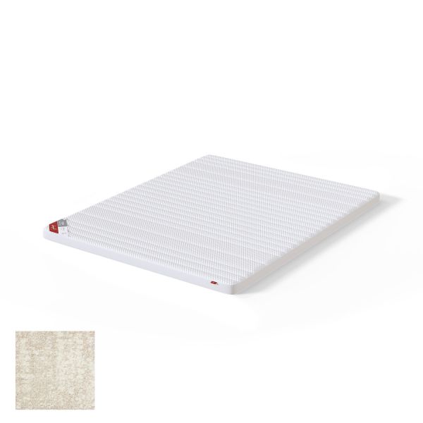 Top mattress TOP LATEX LUX CLIFF 160x200cm, beige