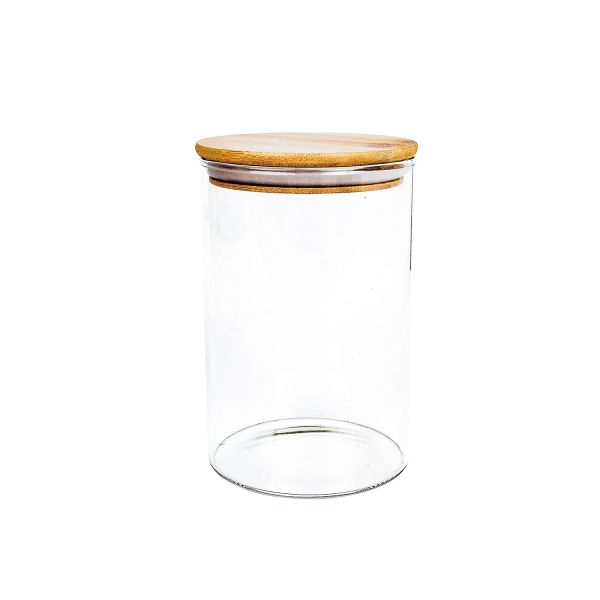 Glass jar THERON D10xH15cm with a lid