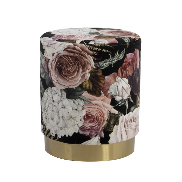 Ottoman LA PERLA D35xH42cm, floral
