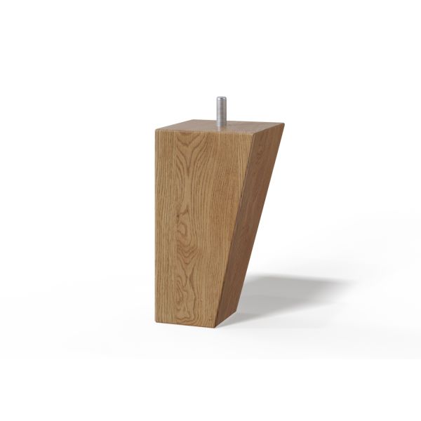 Puitjalg koonusjas viltune H12cm, 4tk, õlitatud tamm