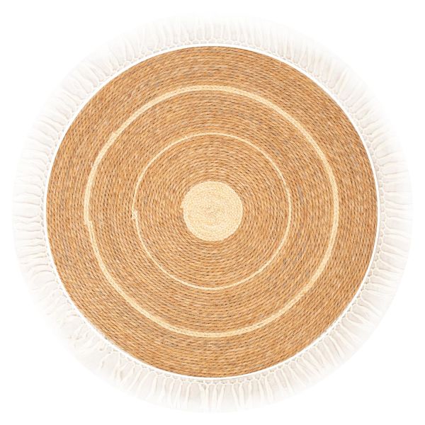 Vaip SELITA D100cm, naturaalne narmastega