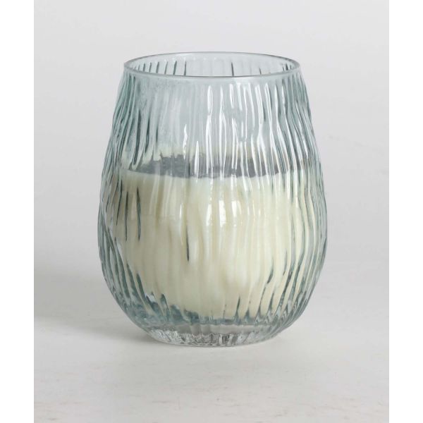 Scented candle in glass NATURE GREEN H10,8cm, Southern Night