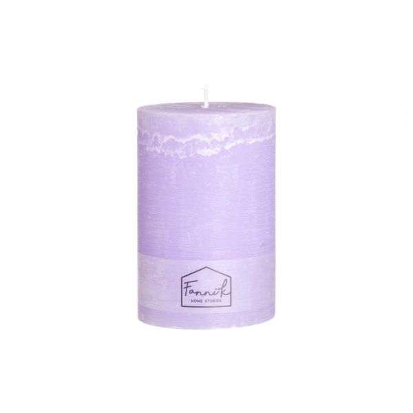 Fanni K Pillar candle Rustic 10x15 cm lavender
