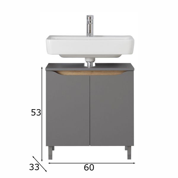 Valamukapp 357, 60x33xH53cm, hall/tamm