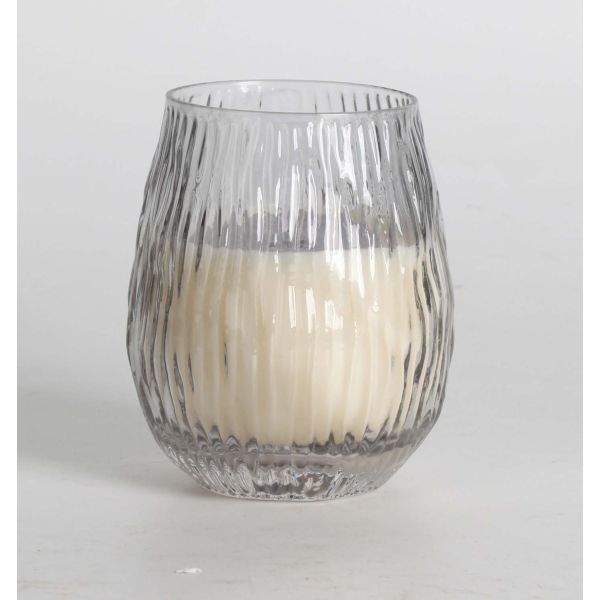 Scented candle in glass NATURE GREEN H10,8cm, Northern Forest