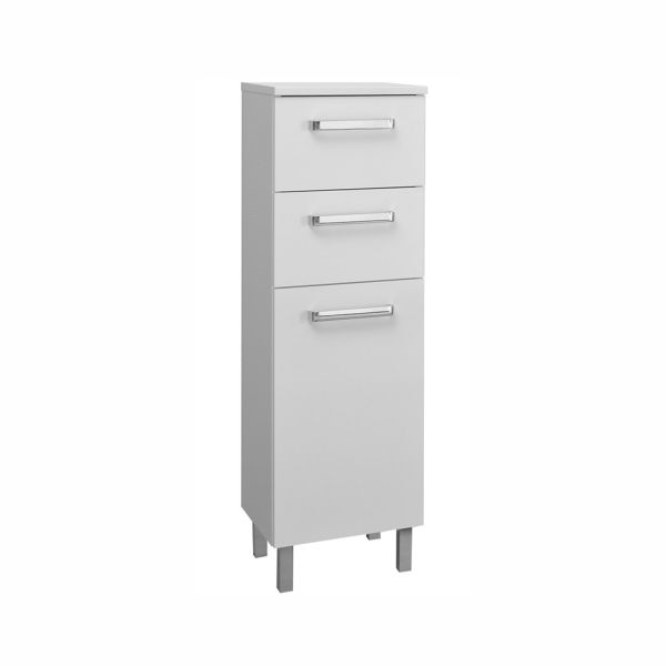 Alumine vannitoakapp 312, 30x33xH100,5cm, valge läige