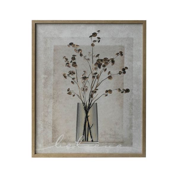 Seinapilt WALLY 40x50cm, vaasis