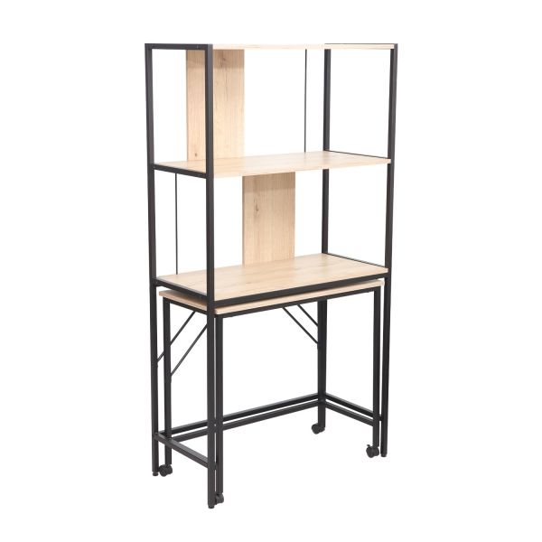 Töölaud / riiul LESTER 84x40xH160cm, melamiin