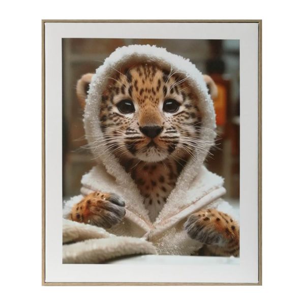 Wall art WALLY 40x50cm, baby cheetah