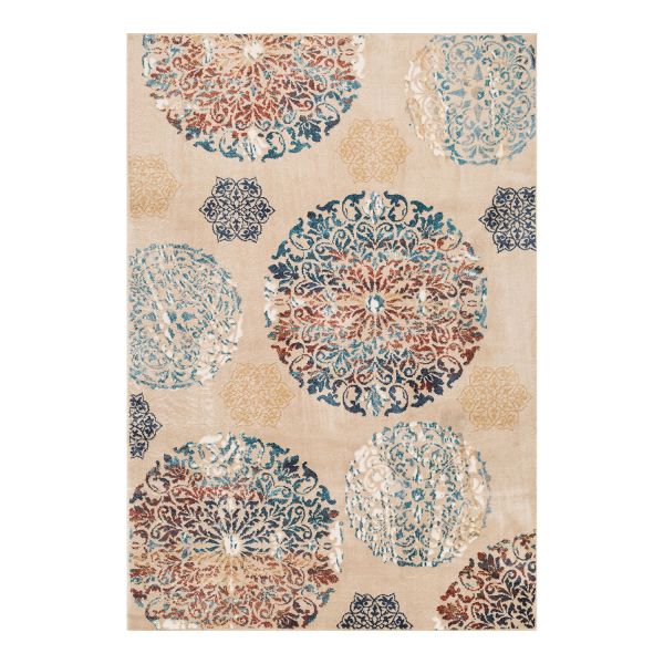 Carpet ZOE-4, 100x150cm, golden/beige