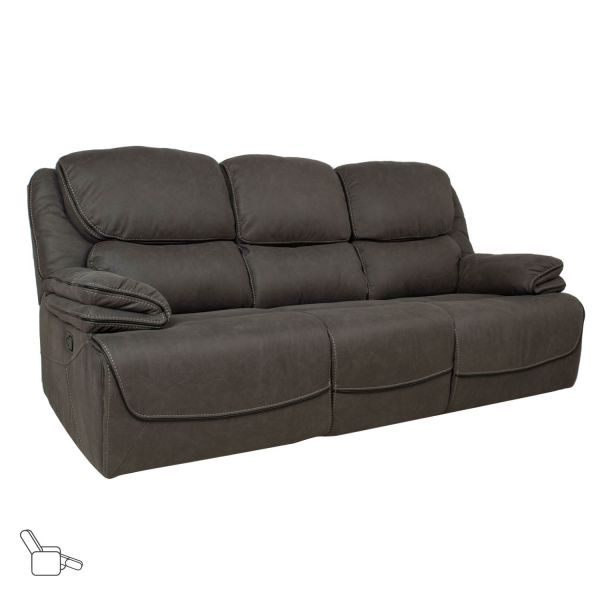 Diivan GORDY 3-kohaline manuaalne recliner, hall